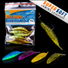 Kunstköder Rib-Worm Fluo Green UV Shrimp