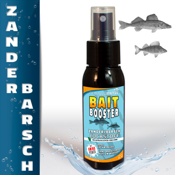 Zander/Barsch Lockstoff Spray Angeln Köder Aroma Bait Booster 60ml effizientes Lockmittel